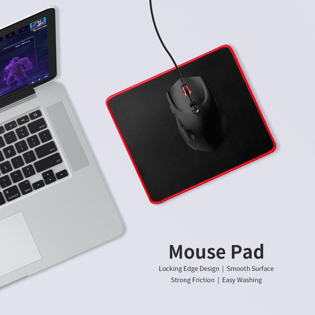 Mouse Pad Locking Edge Gaming Mouse Pad Anti Skid Wear Resistant Rubber Mouse Pad for Home Game