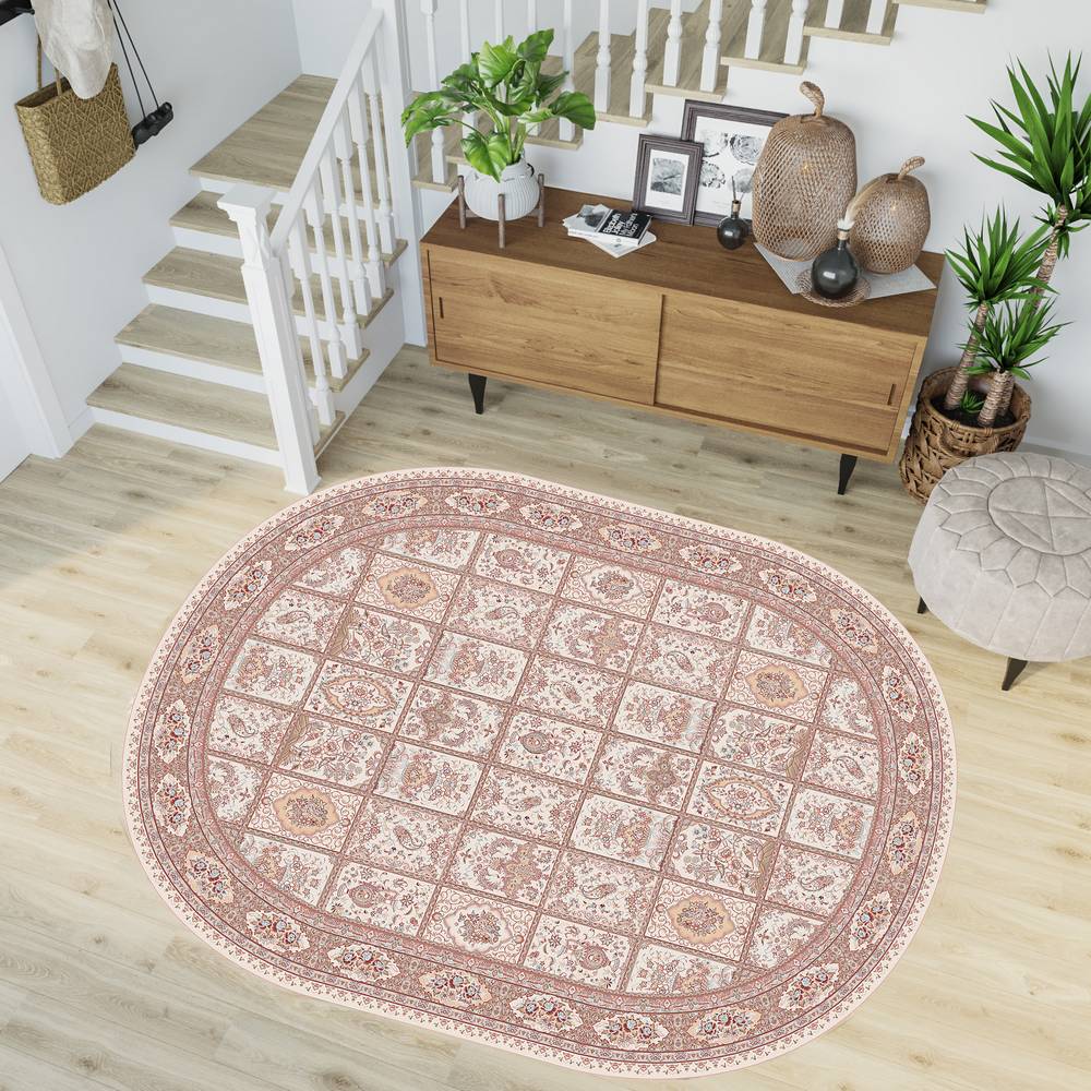 

Rovigo Home Моющийся ковер с принтом RGHM7220-HT047 80X150 розовый