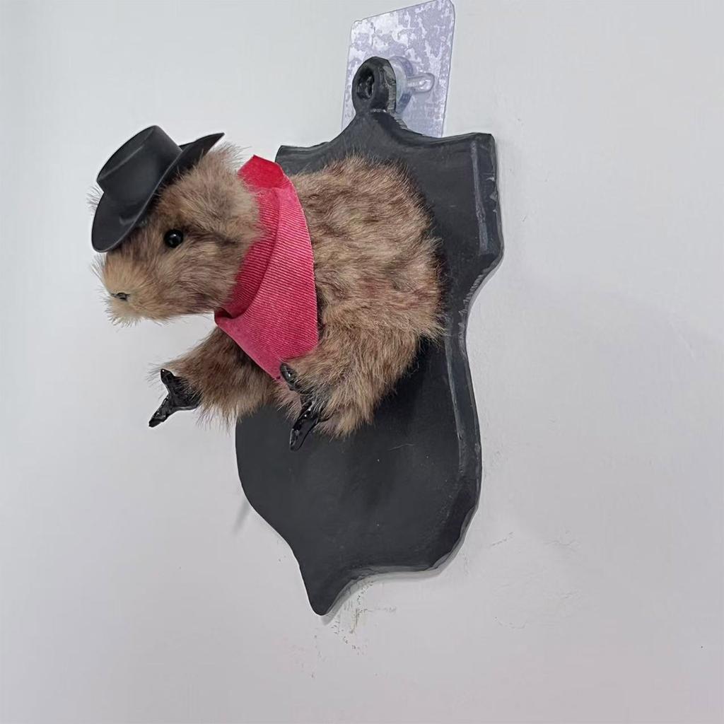 Simulation Cowboy Hamster Ornamente Wandbehang Heimdekoration, Interessante Heimwandbehang Dekorationen