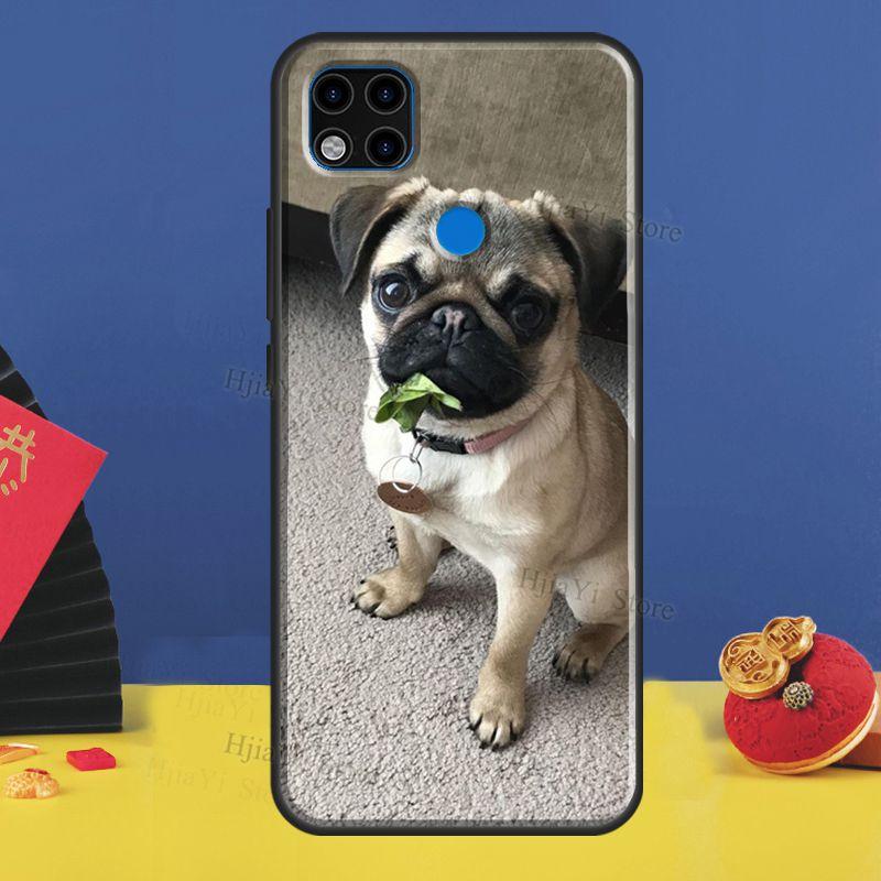 Cute Pug Dog Case For Xiaomi Redmi Note 11 Pro Note 10 Pro 9 8 7 9S 10S 11S Cover For Redmi 10 9A 9C 9T