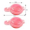 Convenient Microwave Egg Cooker - Red and Transparent, Suitable for Home and Restaurant Kitchens