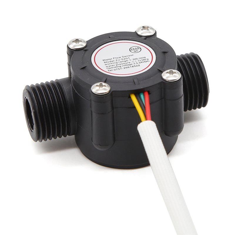 SHGO-Water Flow Sensor Hall Effect Flowmeter Control Sensor 1.75Mpa Flow Meter Flowmeter Counter