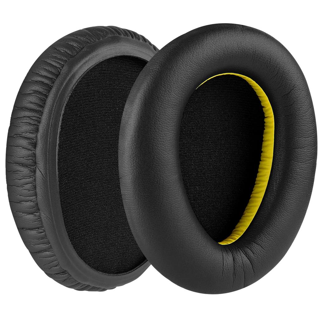 Geekria Ear Pads QuickFit Compatible Pads Compatible with Sony Headphones Pads Cups Protein Leather WH-CH700N, WH-CH710N, WH-CH720N Ear/Ear (Black)