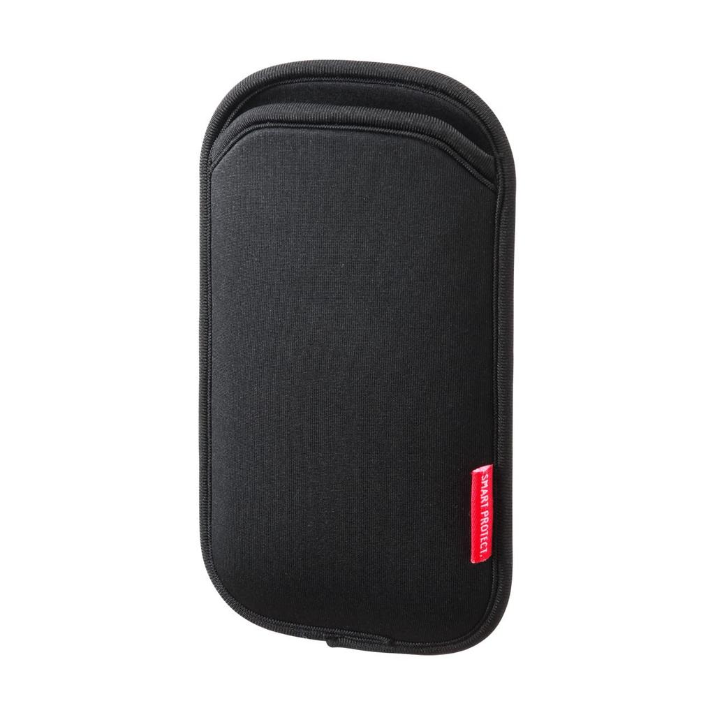 Sanwa Supply Case Multi-Smartphone (for 5-inch Phones), Black, PDA-SPC9BK
