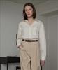 STEP AROUND Classic Solid Shirt_Cream