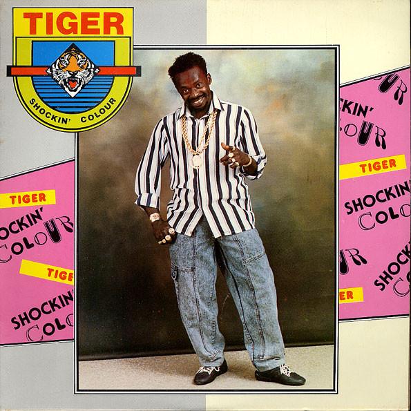 

LP Record TIGER Shockin Colour NONE JAMMYS 1989 Jamaica Reggae Ska Dub Used
