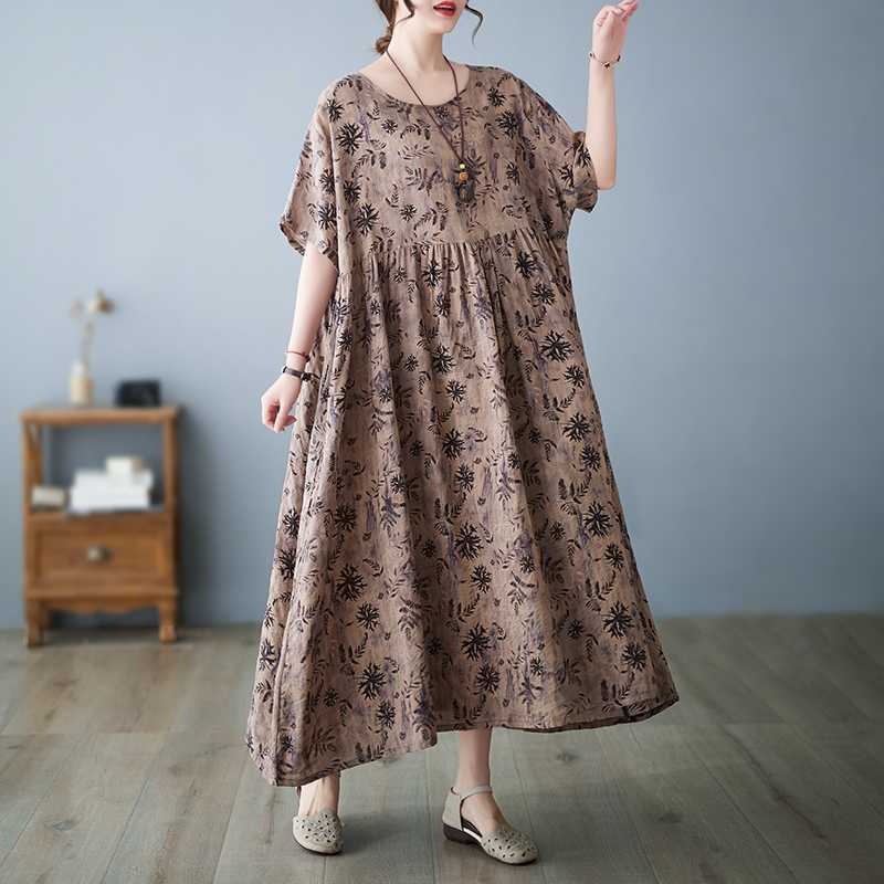 

Женское длинное платье с оборками по низу average size