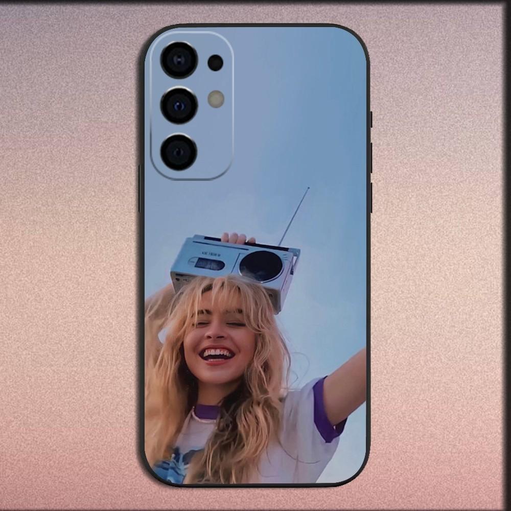 Singer S-Sabrina Carpenter Phone Case For Samsung S25,S24,S21,S22,S23,S30,Ultra,S20,Plus,Fe,Lite,Note,10,9,5G Black Soft Cover