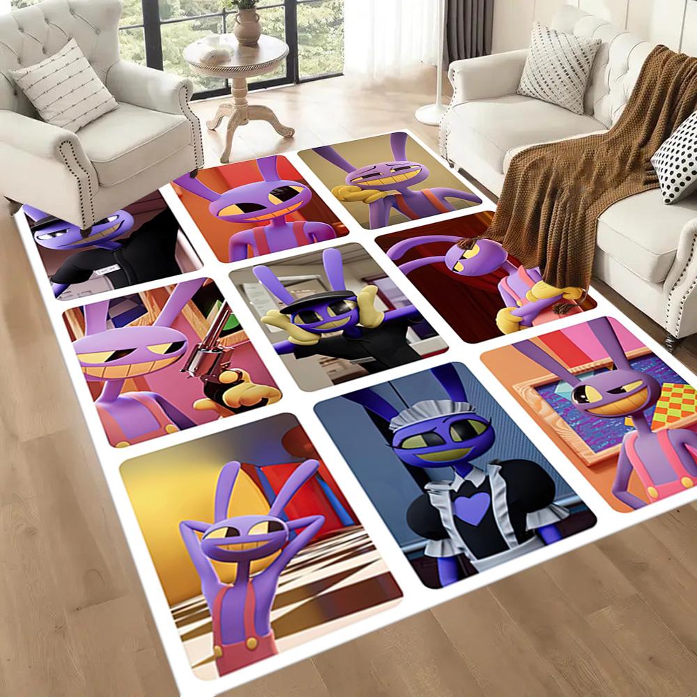 Digital Circus Carpet Suitable For Hallway Bedrooms Balcony Foyer Antislip Rug Anime Office Decor Best For Christmas