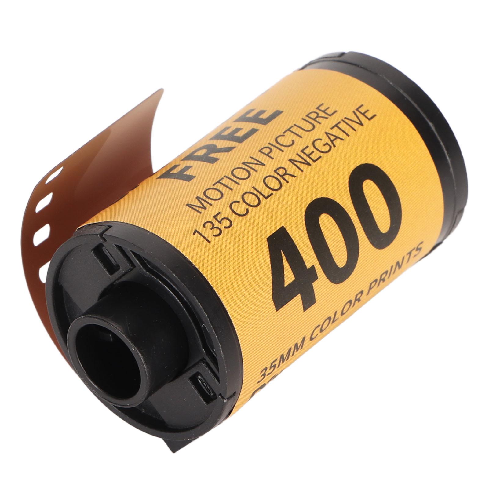 

Кольорова плівка 35мм 18 кадрів 320-400 Дрібне зерно Широка експозиційна широта Видалення вугілля Колір
