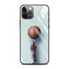 Tempered Glass Phone Case For iPhone 12 11 Pro Max Shell For iPhone Xs Max XR XS 7 8 Plus 11 Pro Basketball Basket