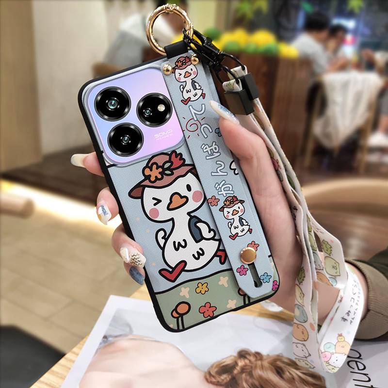 Cute Anti-dust Phone Case For ZTE Blade V60 Design/Axon 60 Lite Soft case Fashion Design Protective Waterproof Lanyard