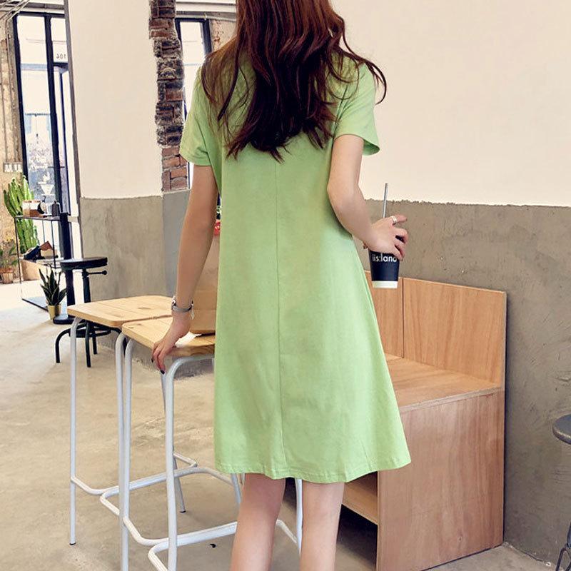 2025 Schlankmachendes V-Ausschnitt Midilanges Sommerkleid für Damen - Lockerer, Lässiger Stil