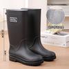 R Series High Tube Rain Shoes Fashion Women's Rain Boots Long Tube Waterproof Shoes New Water Shoes Platform Water Boots