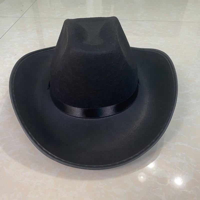 Pearlescent Iridescent LED Light-Up Cowboy Hat for Halloween Party
