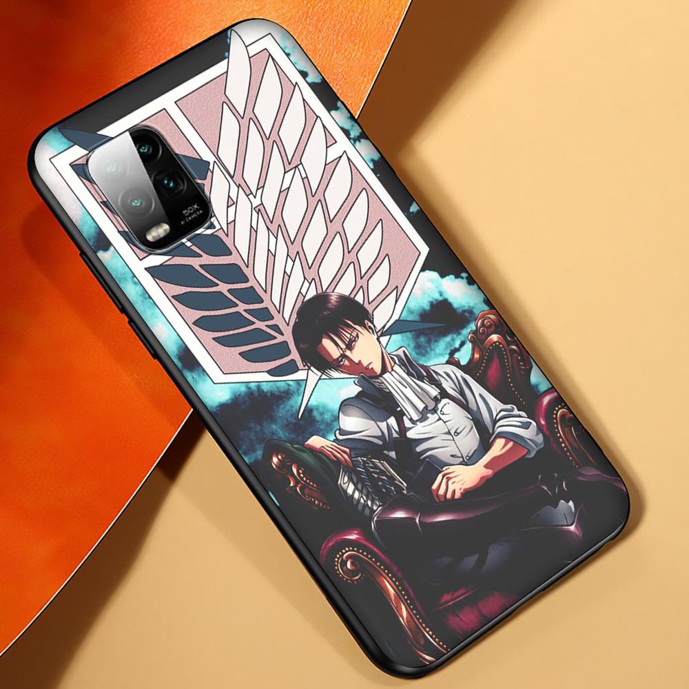 GX25 Attack On Titan Levi mykt silikondeksel for Redmi Note 4X 5 5A Prime 6 6A 7 7A 8 8A 8T 9 9A 9C 9S Pro Lite