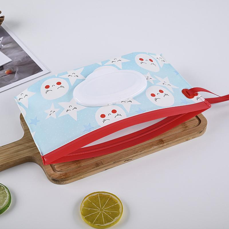 1 Adet Eva Bebek Islak Mendil Kılıfı Mendil Tutucu Kutu Kapaklı Çıtçıtlı Askılı Yeniden Kullanılabilir Doldurulabilir Islak Mendil Çantası Dış Mekan Kullanışlı Peçete Kutusu