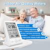 3 in 1 NDIR CO2 Meter Alarm Temperature Humidity Detector USB Rechargeable Air Quality Monitor LCD Display Gas Analyzer