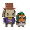 Charlie And The Chocolate Factory Movie Character Brickhead Puzzle Building Block Toy