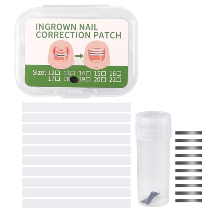 Pack Of 10 Toenail Corrector Stickers Nail Correction Strips For Ingrowing Toenail Correction Patches Toenail Support 20mm