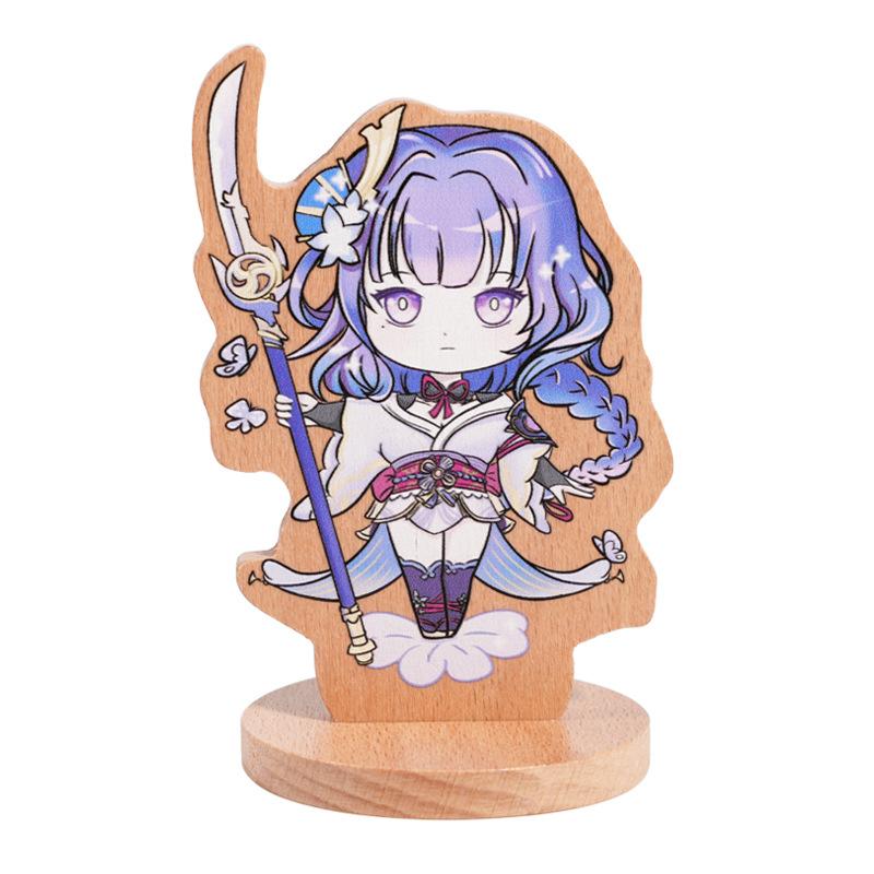 

Периферийная игра Юань Шэнь стоячая карточка Периферия Юань Шэнь сладкий дождь грецкий орех гравировка прозрачный двухмерный акриловый настольный орнамент стычка