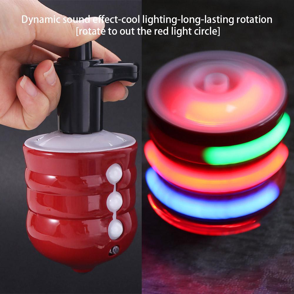 Light&Sound Classic Spinning Tops Toy LED Children's Gyroscope Toys  Boys and Girls