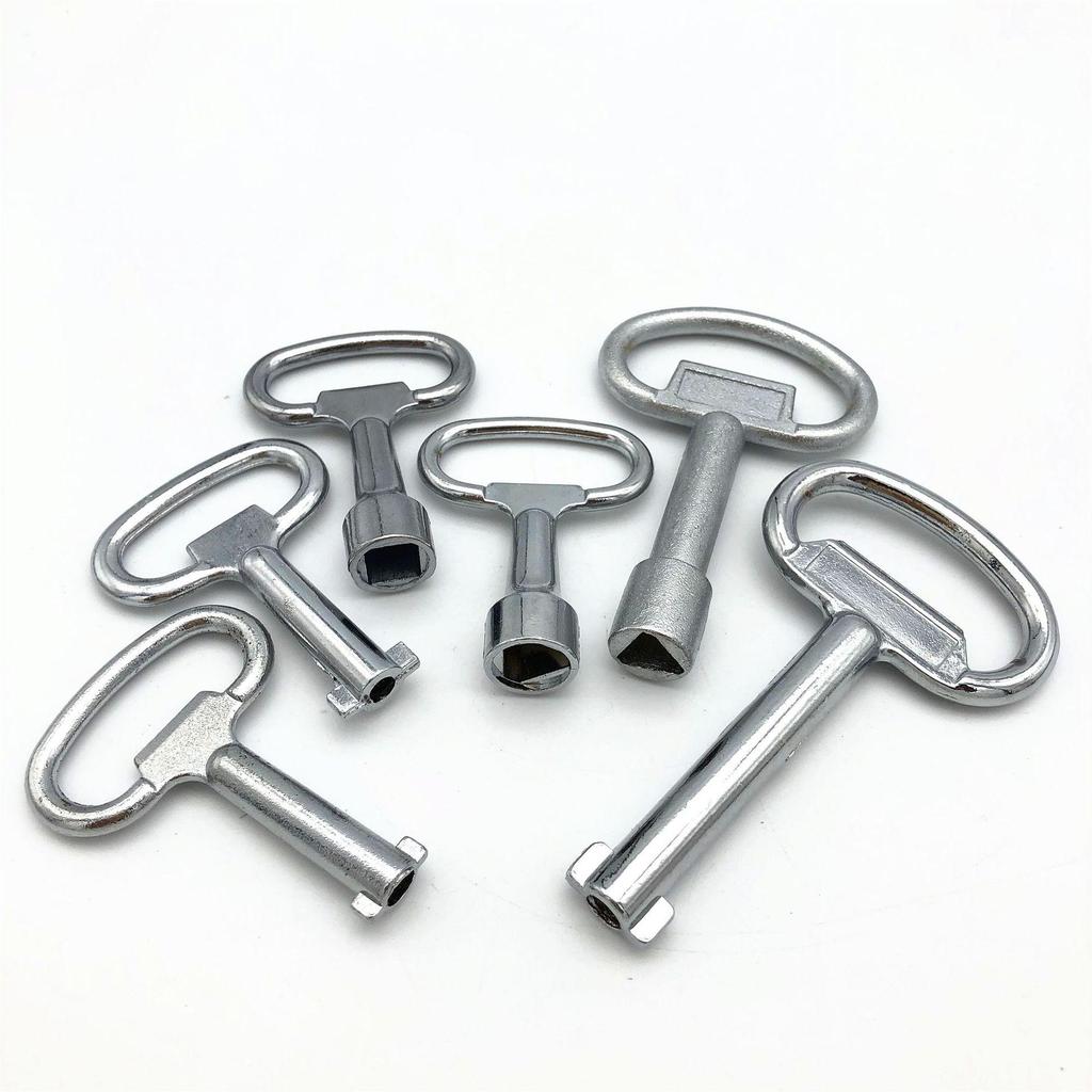 Universal MS705 Key for Triangle & Four-Corner Cabinet, Elevator Door & Water Meter Box Locks.