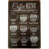 Vintage Coffee Metal Tin Sign Plaque Metal Plate Retro Wall Art Posters For Cafe Bar Pub Kitchen Club Iron Painting Decoration