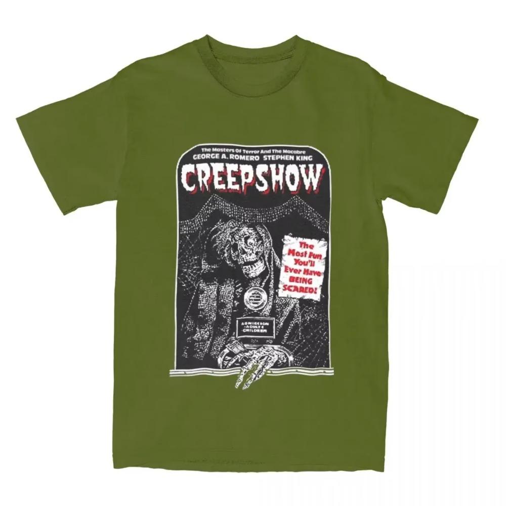 Summer Creepshow Ticket Taker Halloween Gift For Fans Shirt Merchandise Men Women  Vintage Tees Short Sleeve Tops