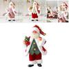 Cute Santa Claus Ornament With Musical Instruments Christmas Decoration Props For Holiday Decor And Window Display
