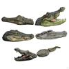 Alligator Head Decoy Pond Float Garden Floating Ornament, UV Protected Exterior to the