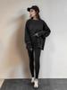 Women's European & American Casual Loose Sweatshirt and Skinny Pants Set - 2025 Autumn/Winter Collection
