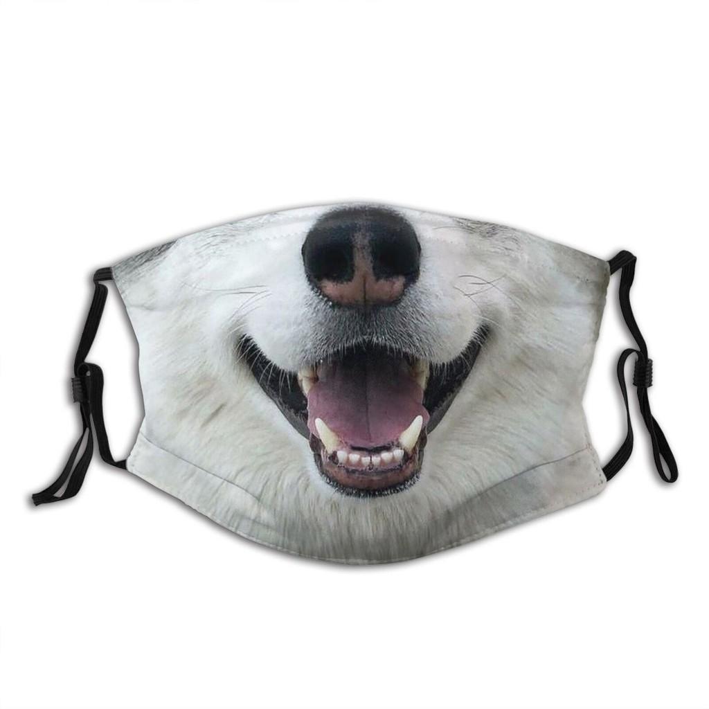 Animal Mask Funny Print Cotton Face Mask With Earloops For All Seasons