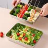 Stainless Steel Fresh Keeping Box Airtight Food Storage Container With Lid Lunch Bento Food Box Outdoor Picnic Camping Tool