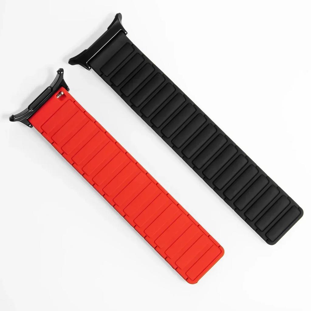 Magnetic Silicone Strap for Samsung Galaxy Watch 7 Ultra 47mm No Gaps Sport Band Bracelet for Galaxy Watch Ultra 47mm Wristband