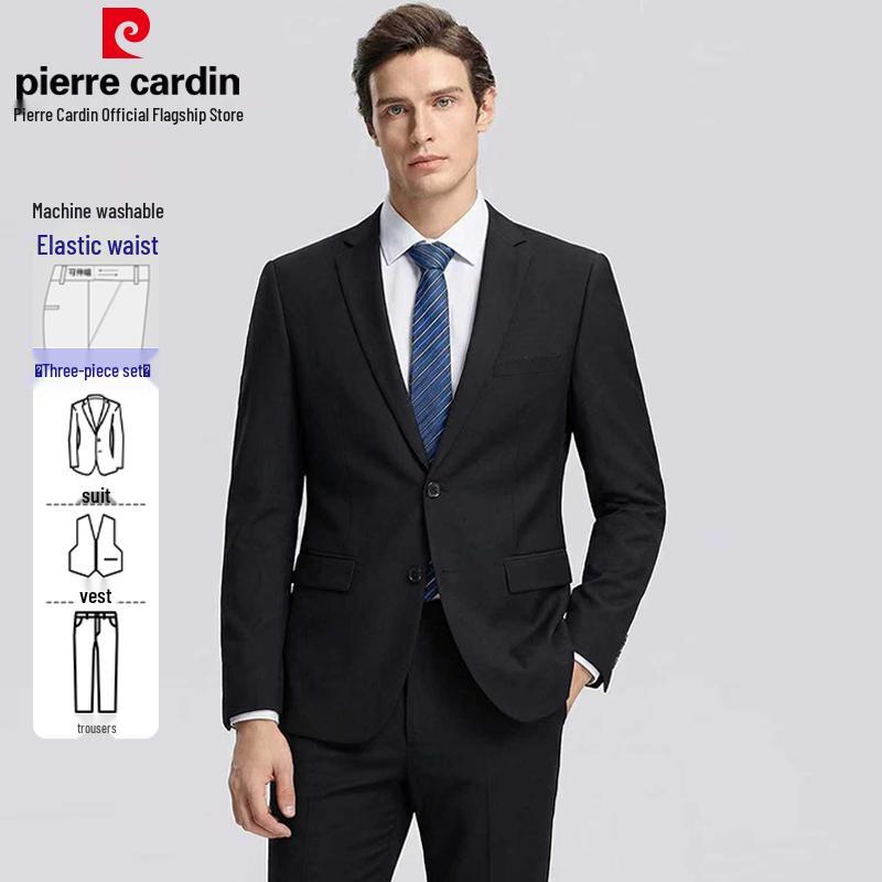 Pierre Cardin Men's Slim Fit Formal Suit Set