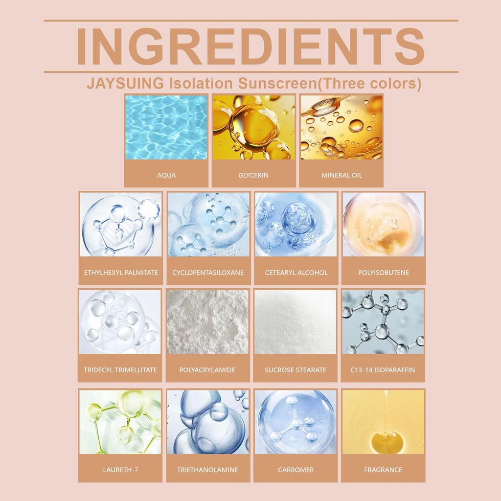 Tri-Color Protective Barrier Cream Concealer Barrier Cream Skin Care Moisturizing Blemish Coverage Smooth Makeup Holding