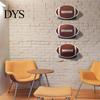 Wall Mounted Ball Rack Basketball Mount Display Rack, Durable Acrylic Storage Holder, Garage Indoor Solution Home Gym for Soccer Volleyball