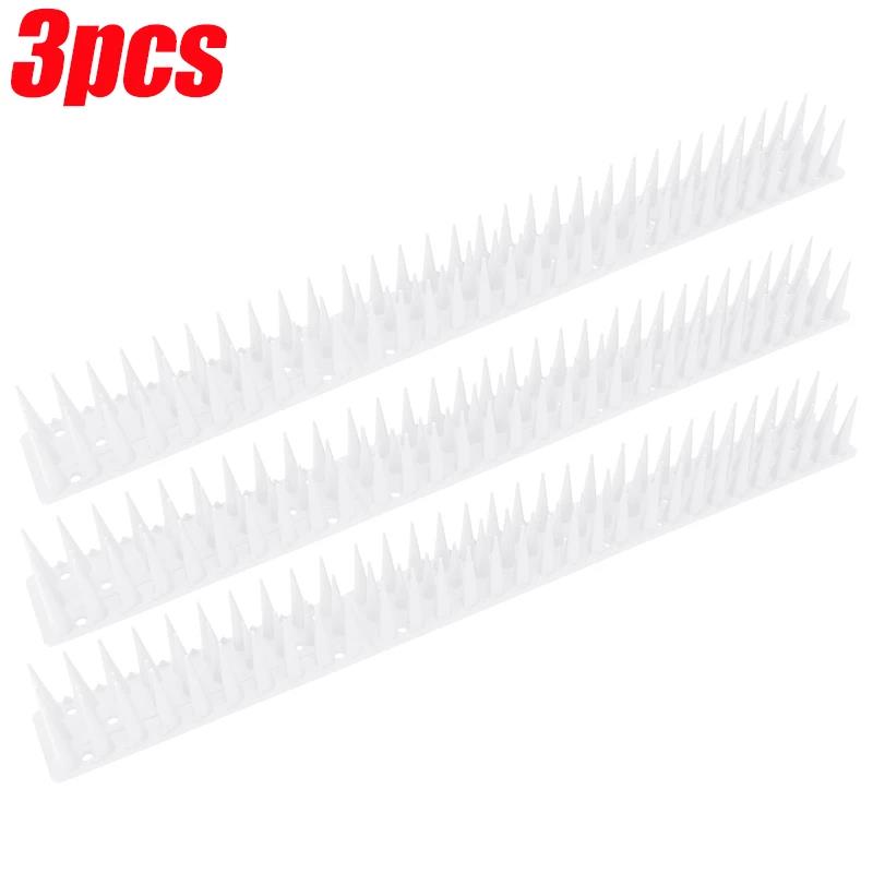 1/10x Plastic Anti-Bird Spikes Garden Anti-theft Deterrent Spikes Fence Wall Pigeon Cat Proof Prevent Tools Anti Climb Cat Spike 4