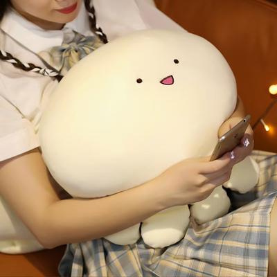 Cute Octopus Dumpling Throw Pillow Plush Toy of the Same Big White Dumpling Doll Sleeping Doll Gift