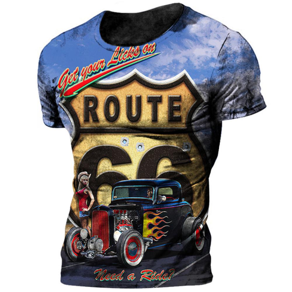 Vintage trička pro muže 3D tisk Klasické Eu/Us Pánské tričko Street volné 6xl Top tričko Pánské oblečení oversize Pánské košile