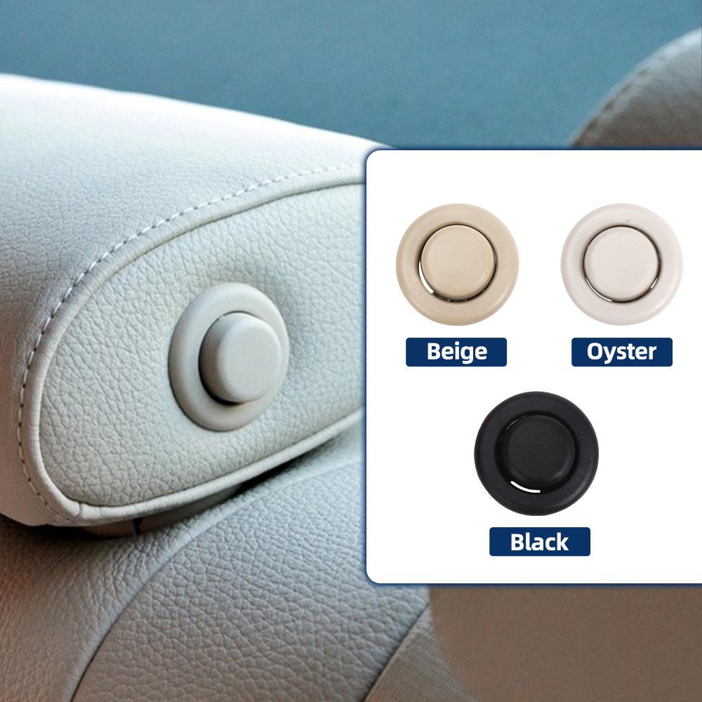 For BMW 5 Series Car Rear Seat Headrest Button Cover Adjustment Switch F10 F18 E90 Seat Accessories 52207251368