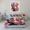 Cute Yorkshire Terriers In Elegant Outfits Exquisite Three-Piece Bedding Set Gift For Kids And Adults