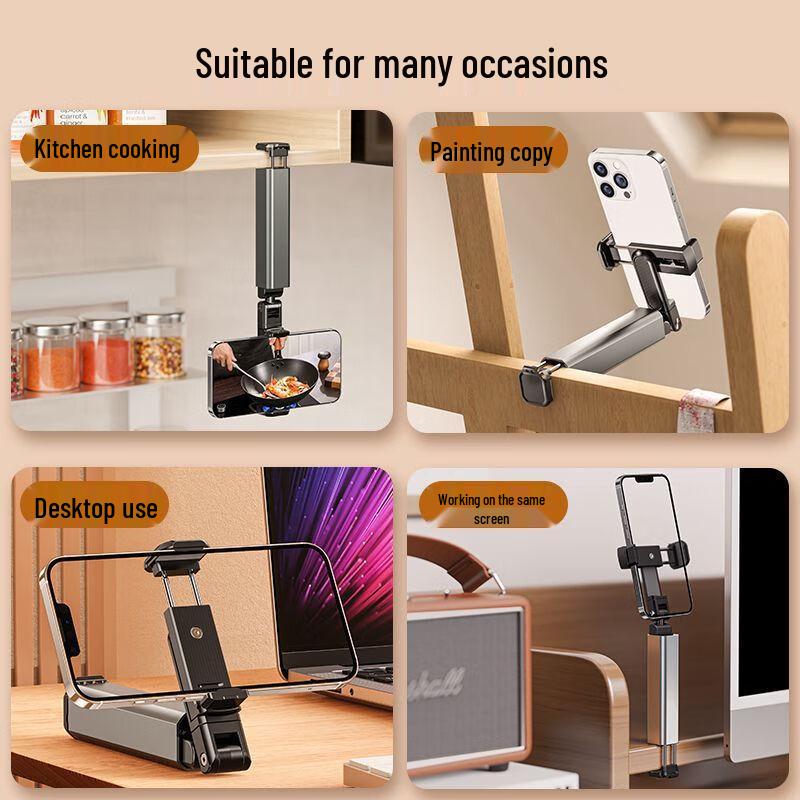 360° Rotating Foldable Portable Desktop Phone Holder