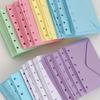 30PCS 6-Hole Zipperless Binder Pockets – A7 Size Envelopes for Binder Wallet, Budget Organizer Inserts, Loose Leaf Money Folder Pouch