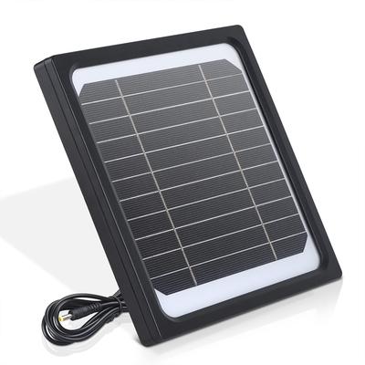 Kamera Trailowa 5W 6V Solarna 5200mAh Akumulatorowa Wodoodporna Kamera do Gier Myśliwskich Ciągłe Zasilanie Słoneczne dla Kamer Panel, Wbudowana Bateria, Akcesorium,