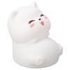 Silicone Night Lamp Cute Cat Tap Control   Color Rechargeable Soft Night Light for Bedroom