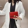 Summer Lock Small Square Bag Trendy Bag Women's Summer Small Bag Shoulder Crossbody Bag Ins Super Hot Chain