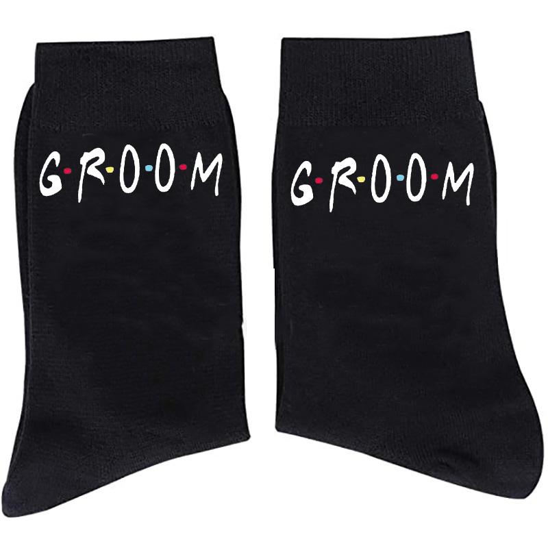 Groom to be Best Man Groomsman father of the bride Socks Wedding engagement Friend Theme bachelor party decoration Proposal gift