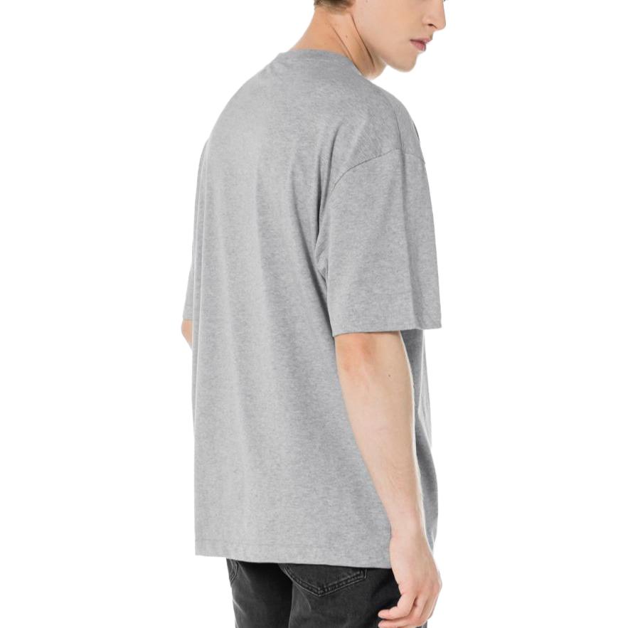 Calvin Klein Cotton Loose Fit Crew Neck Short Sleeve T-Shirt Men tops Gray CK-40HM229